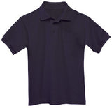 Lourdes S/S Knit Shirt w/logo: Adult sizes